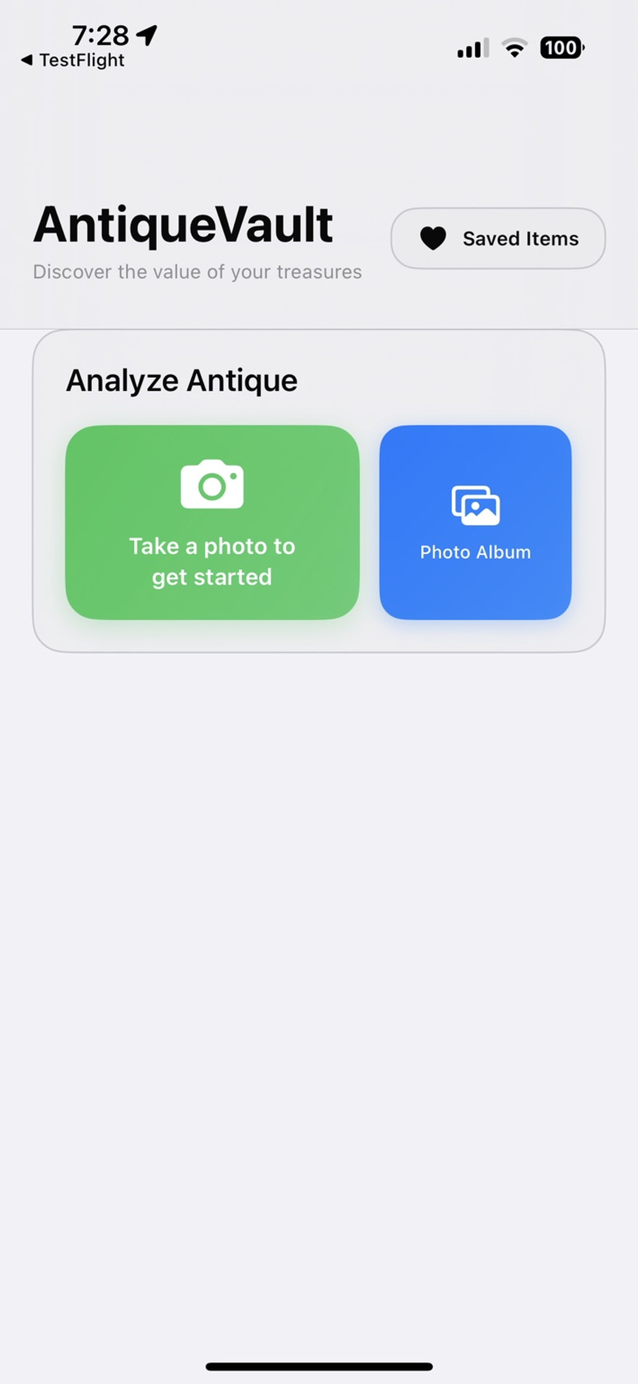 Point-and-snap antique price estimate